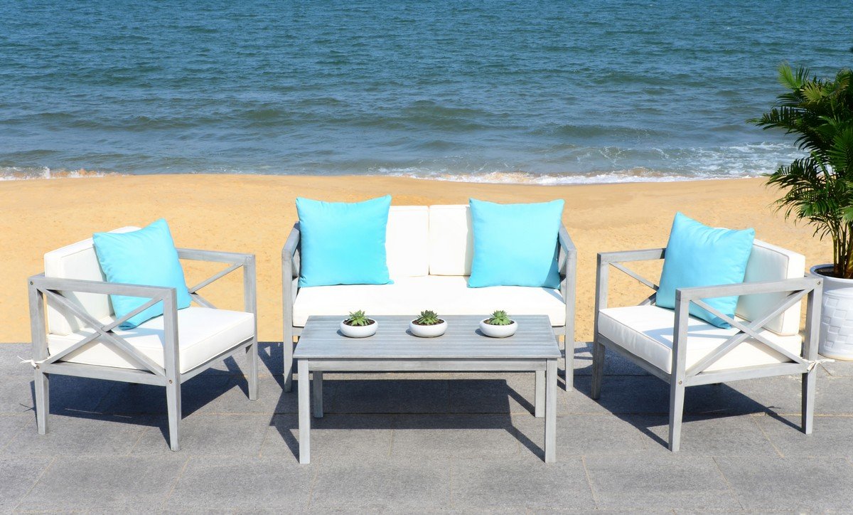 Nunzio 4-pc Outdoor Set With Accent Pillows