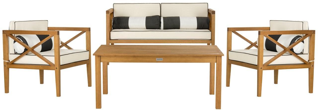 Nunzio 4-pc Outdoor Set With Accent Pillows