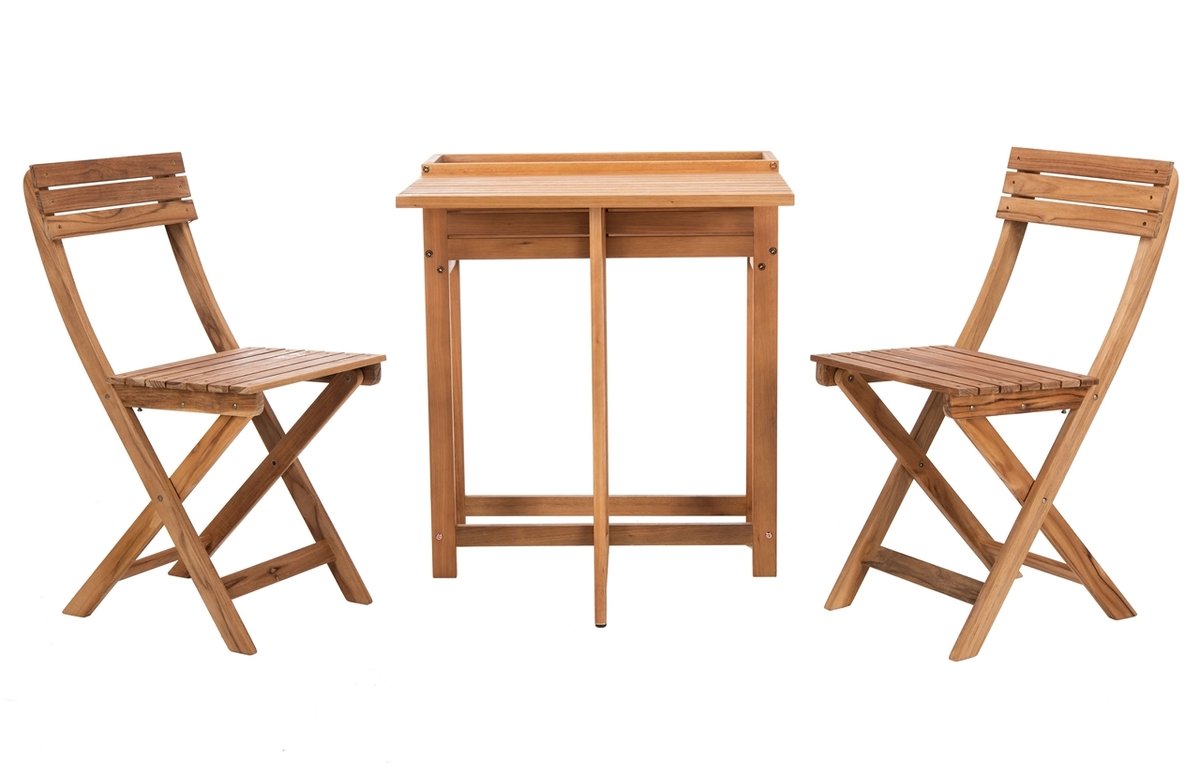 Walten Flower Shelf 3 Pc Bistro Set