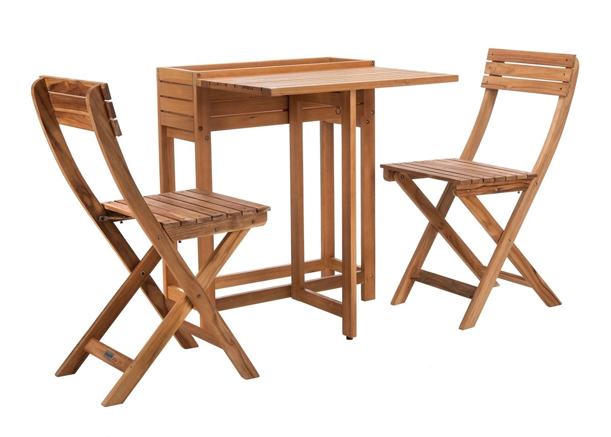 Walten Flower Shelf 3 Pc Bistro Set