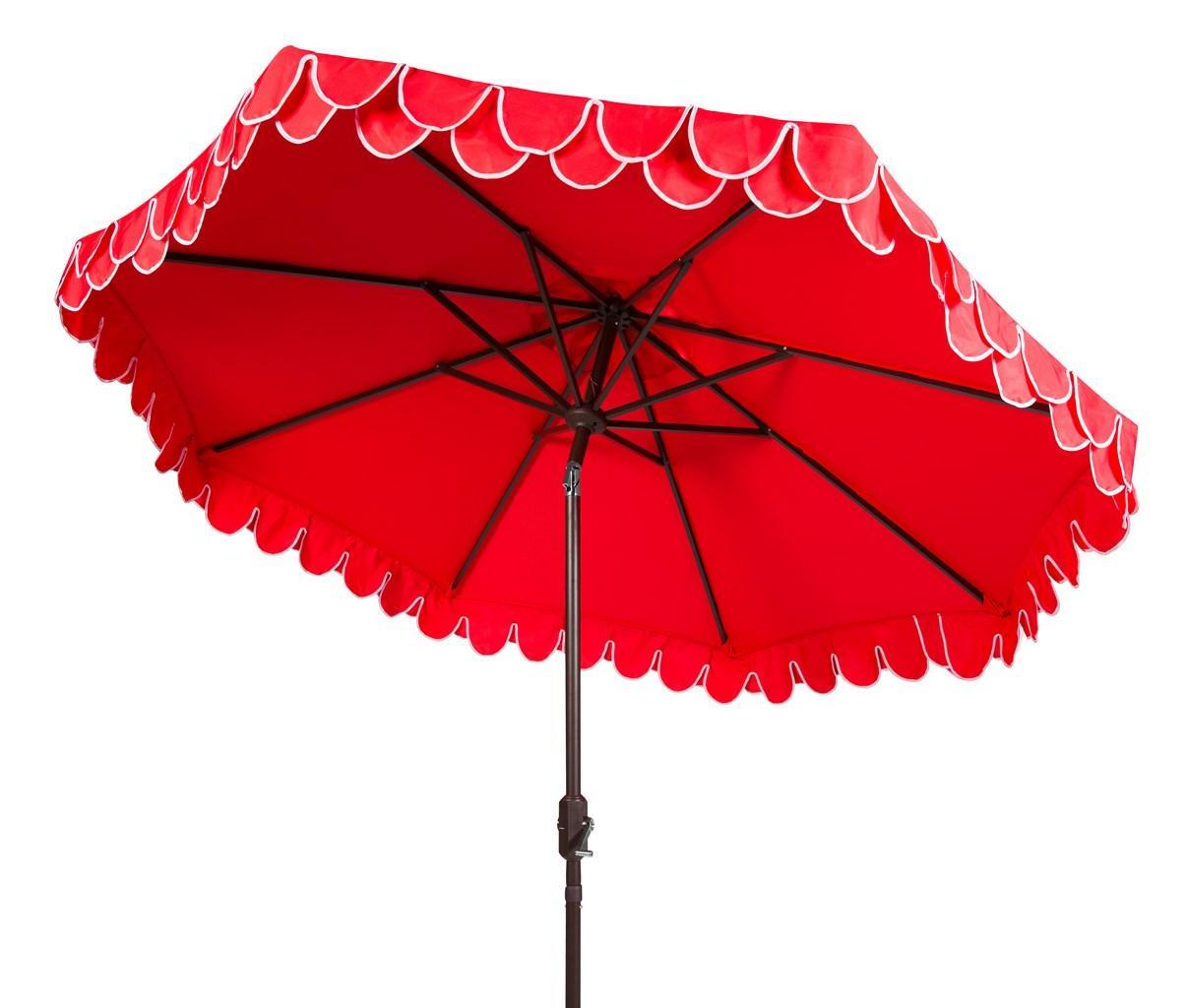 Elegant Valance 9ft Auto Tilt Umbrella