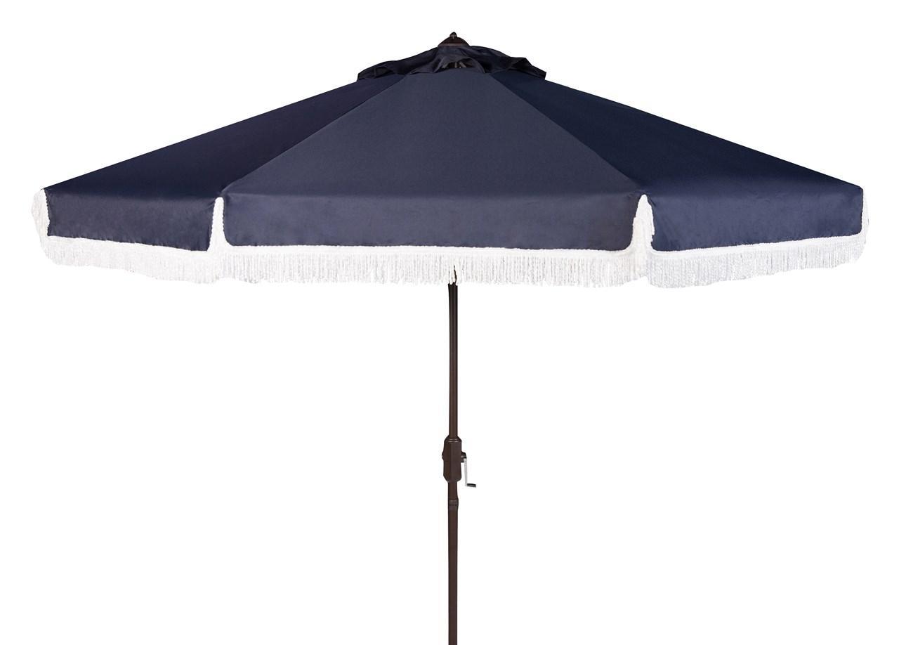 Milan Fringe 9ft Crank Outdoor Auto Tilt Umbrella