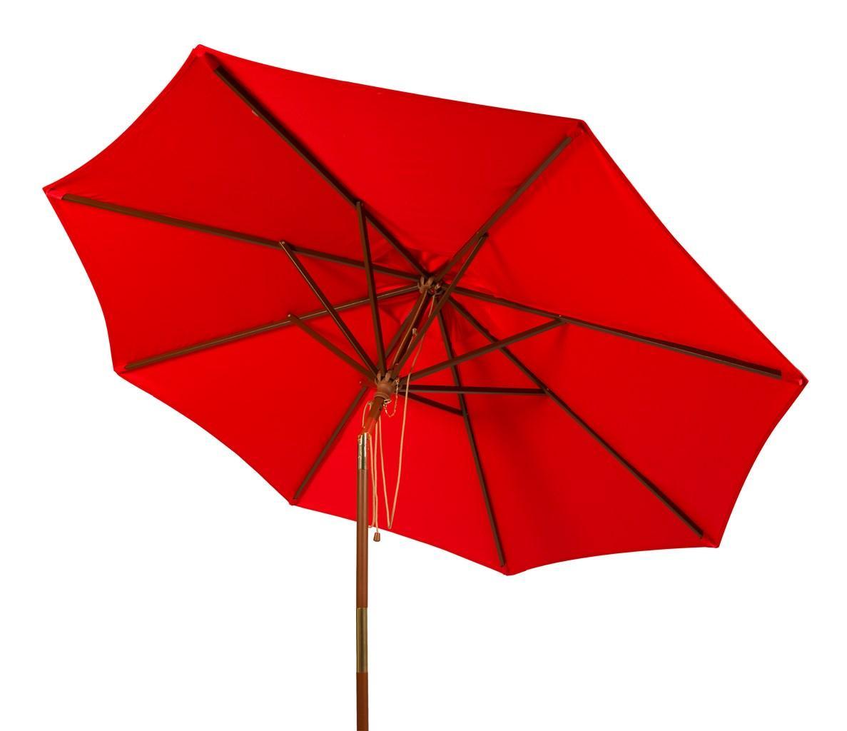 Cannes 9ft Wooden Outdoor Umbrella