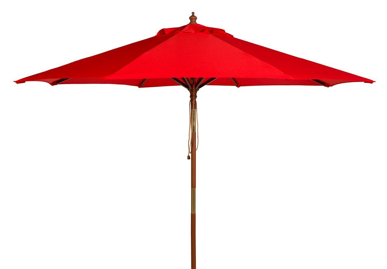 Cannes 9ft Wooden Outdoor Umbrella