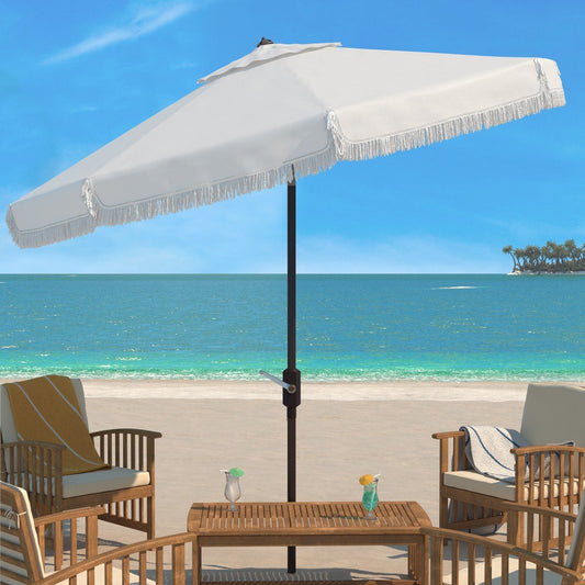 Milan Fringe 11ft Rnd Crank Umbrella