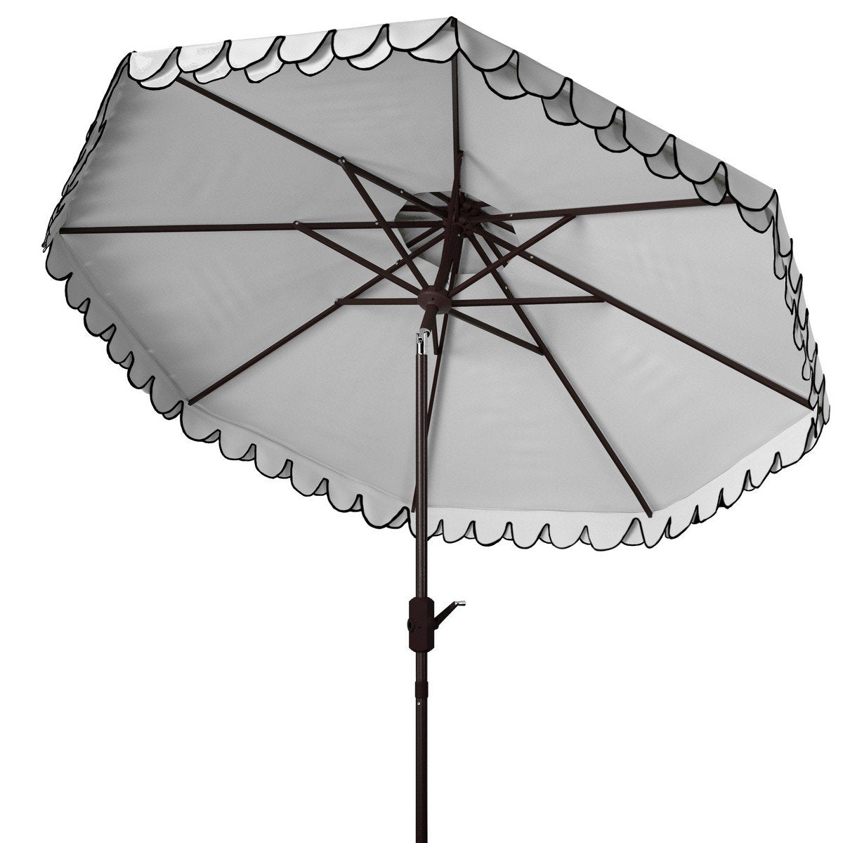 Elegant Valance 9ft Double Top Umbrella