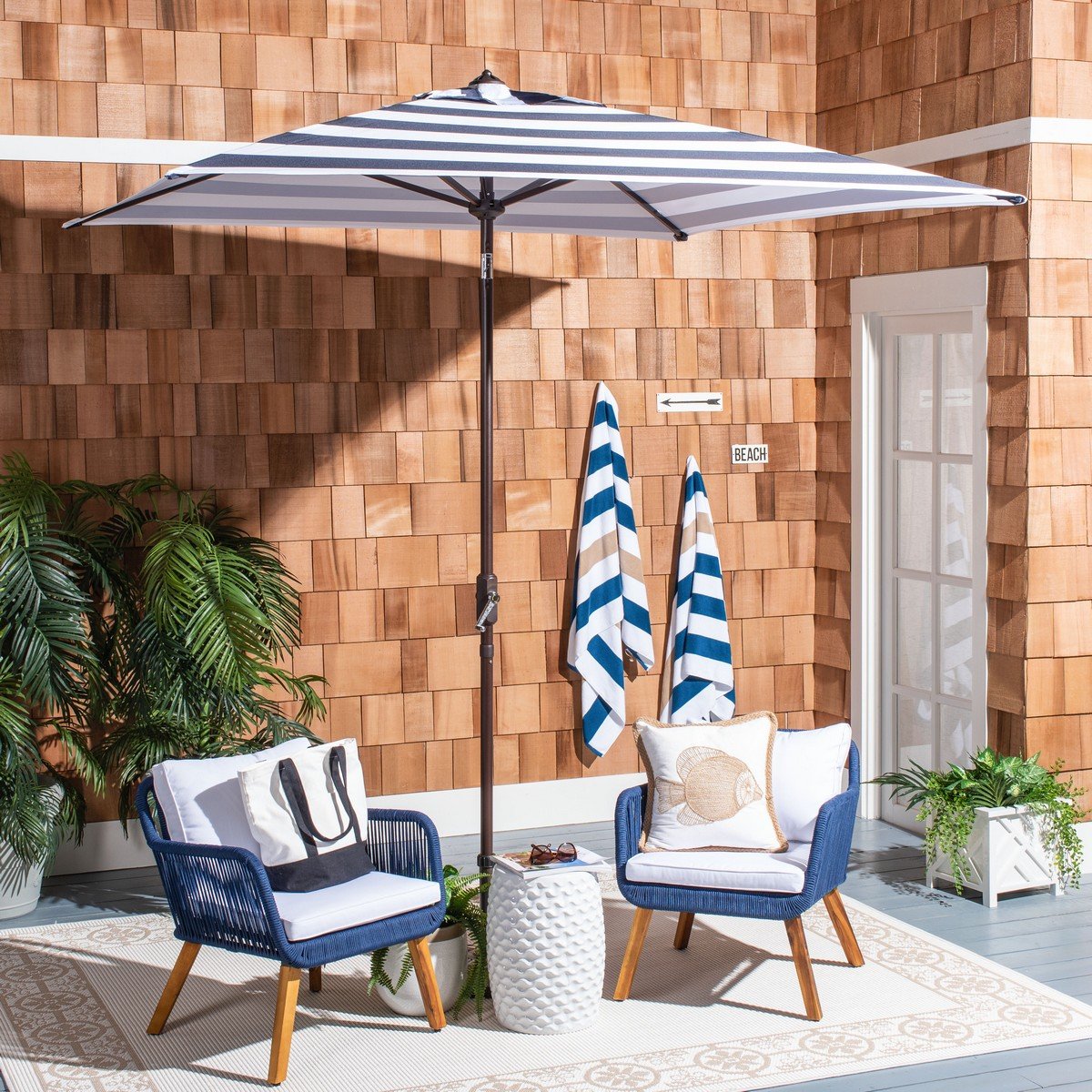 Iris Fashion Line 7.5 Ft Square Umbrella