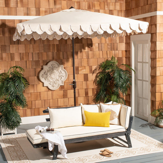 Elegant Valance 7.5 Ft Square Umbrella