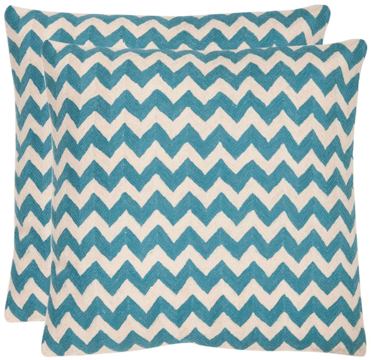 Striped Tealea Pillow
