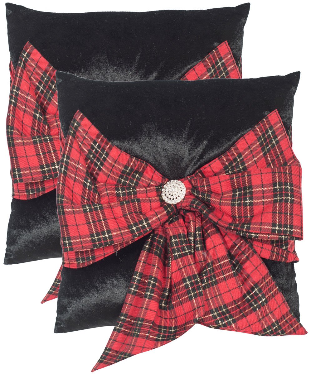 Tartan Bow Pillow