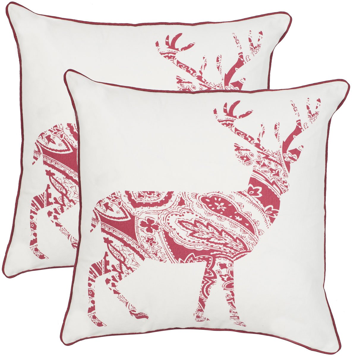 Paisley Reindeer Pillow