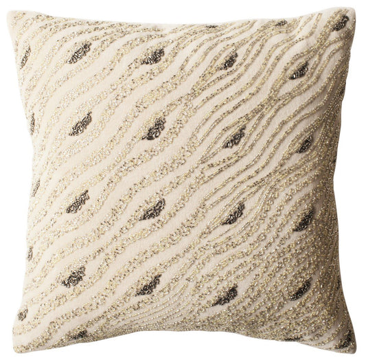 Silver Mint Sparkles Pillow