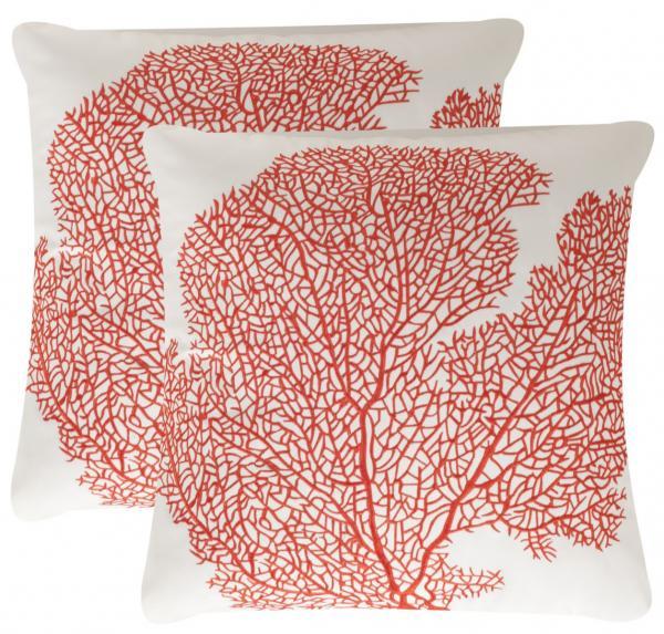 Spice Fan Coral Pillow