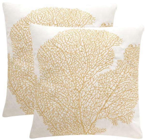 Spice Fan Coral Pillow