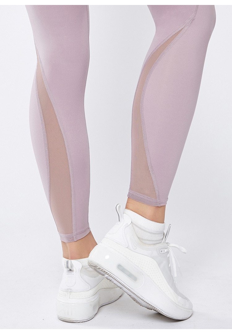 Astoria LUXE Mesh Full Length Legging - Mauve