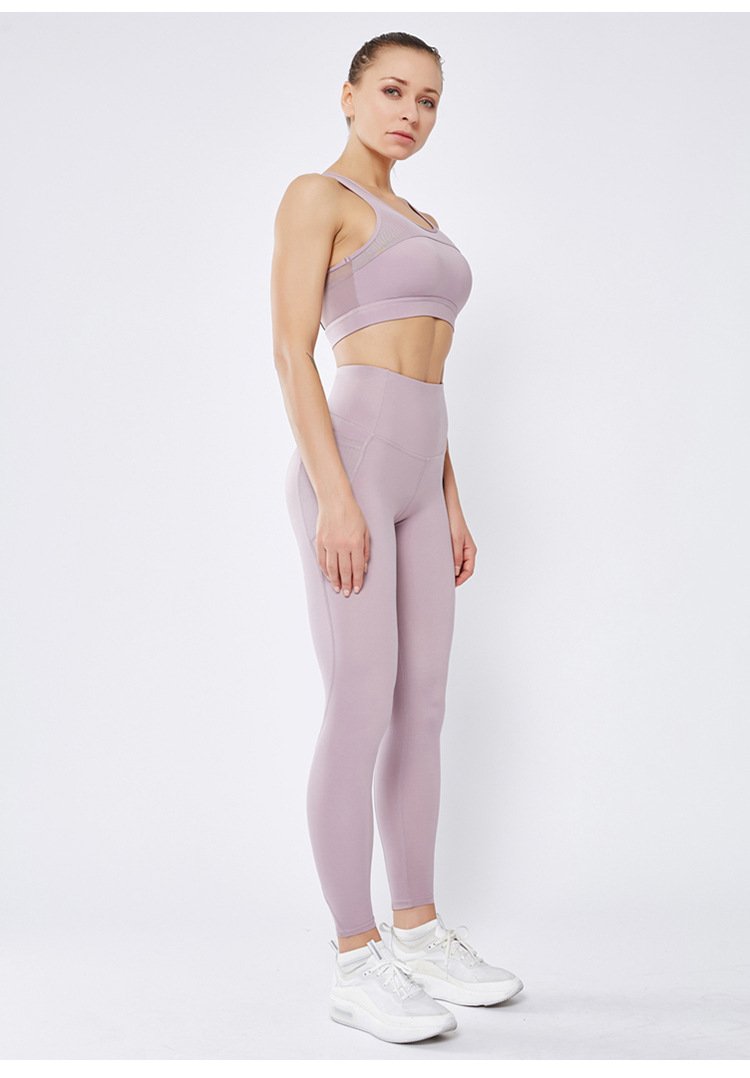 Astoria LUXE Mesh Full Length Legging - Mauve