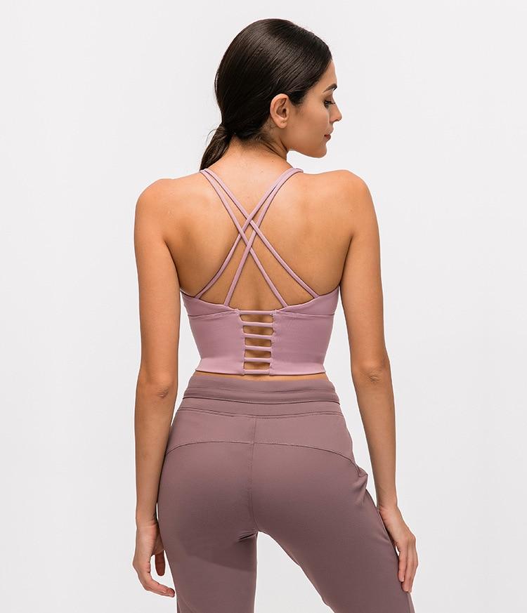 Astoria Seamless Sculpt Sports Crop - Pink Mauve