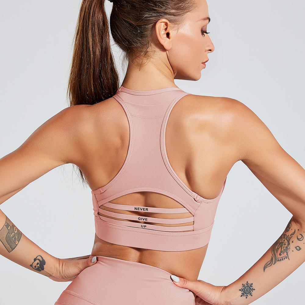 Astoria LUXE 'Never Give Up' Series Sports Crop - Pink
