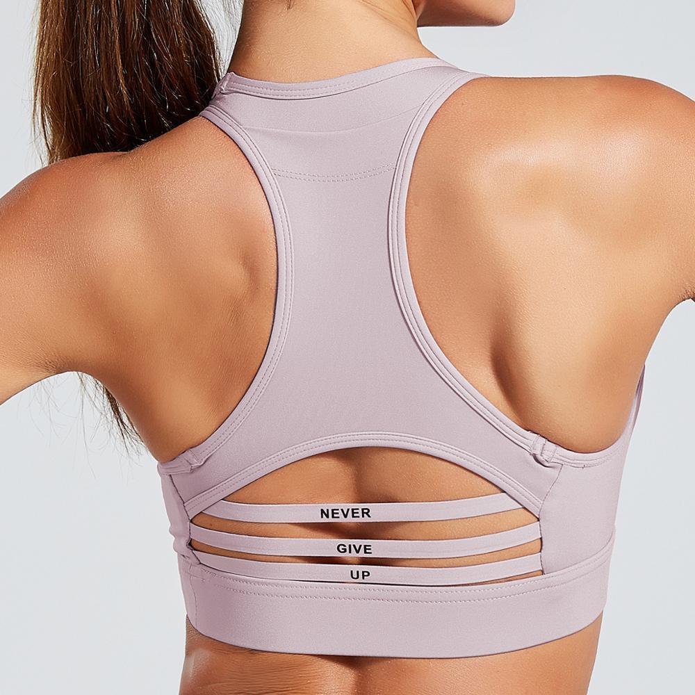 Astoria LUXE 'Never Give Up' Series Sports Crop - Mauve