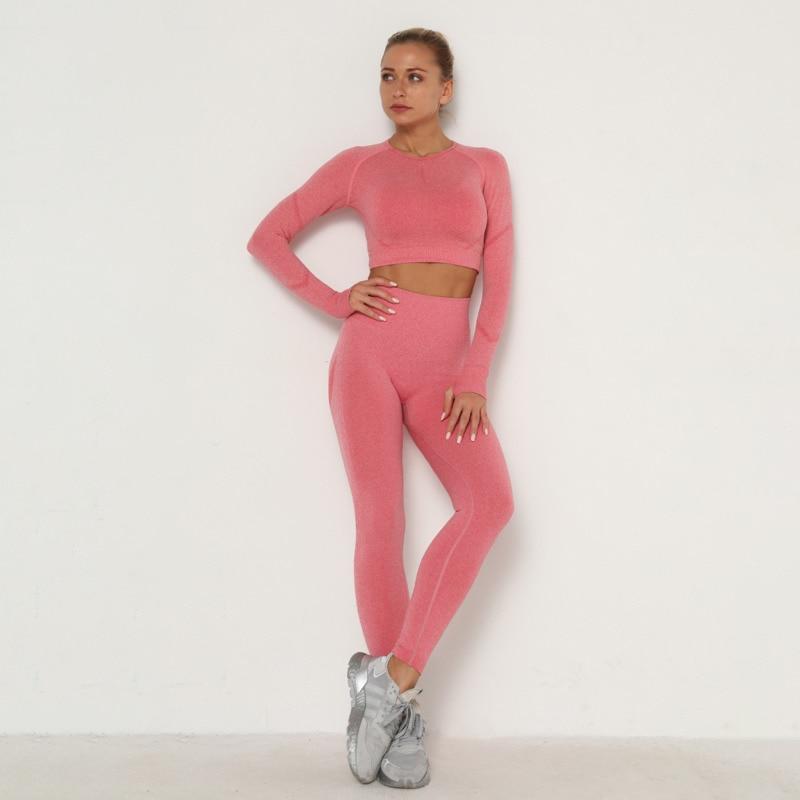 Astoria TEMPO Contour Sleeved Crop - Watermelon Pink