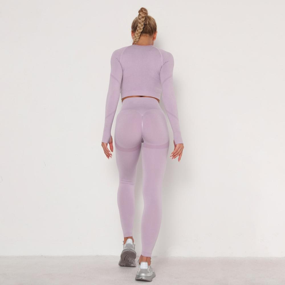 Astoria TEMPO Contour Sleeved Crop - Faded Lavender