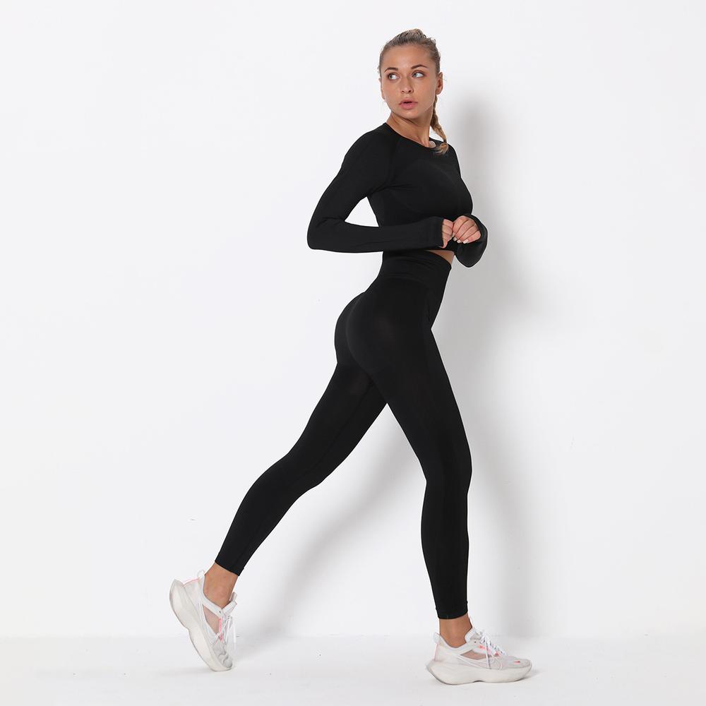 Astoria PURPOSE Sleeved Crop - Black