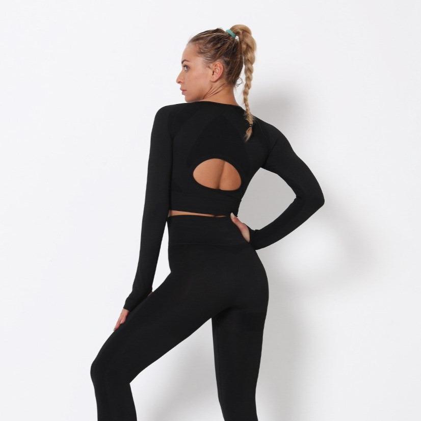 Astoria PURPOSE Sleeved Crop - Black