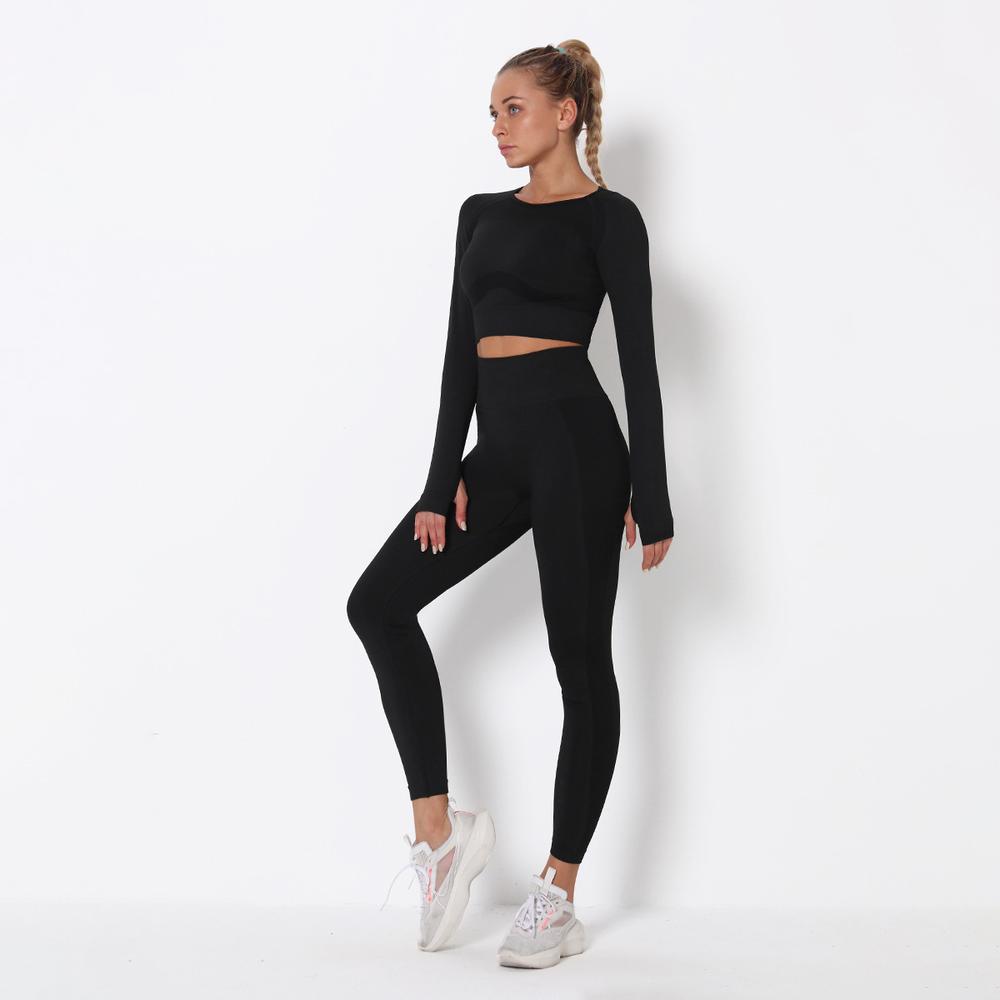Astoria PURPOSE Sleeved Crop - Black