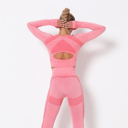 Astoria PURPOSE Sleeved Crop - Pink