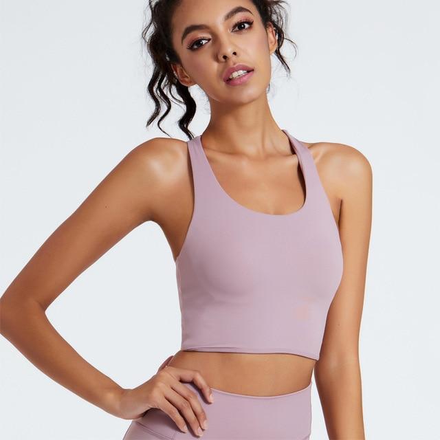 Astoria LUXE SURGE Sports Crop - Mauve
