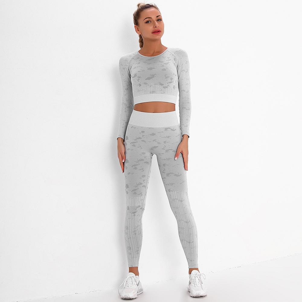 Astoria FLEX Sleeved Crop - Grey