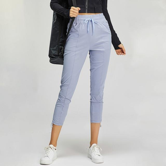 Astoria Essential Crop Jogger - Grey Blue