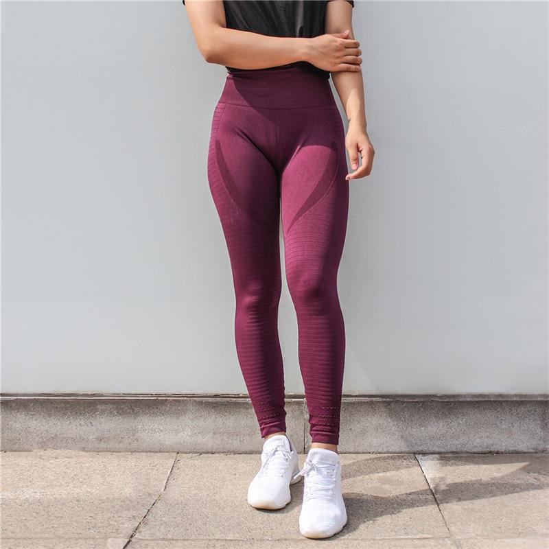 Astoria Seamless Sculpt Legging - Wine Red