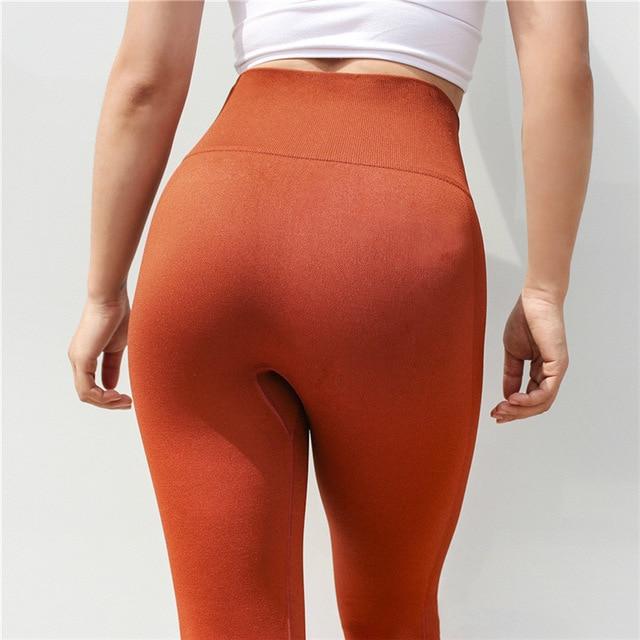 Astoria Seamless 3/4 Legging - Burnt Orange
