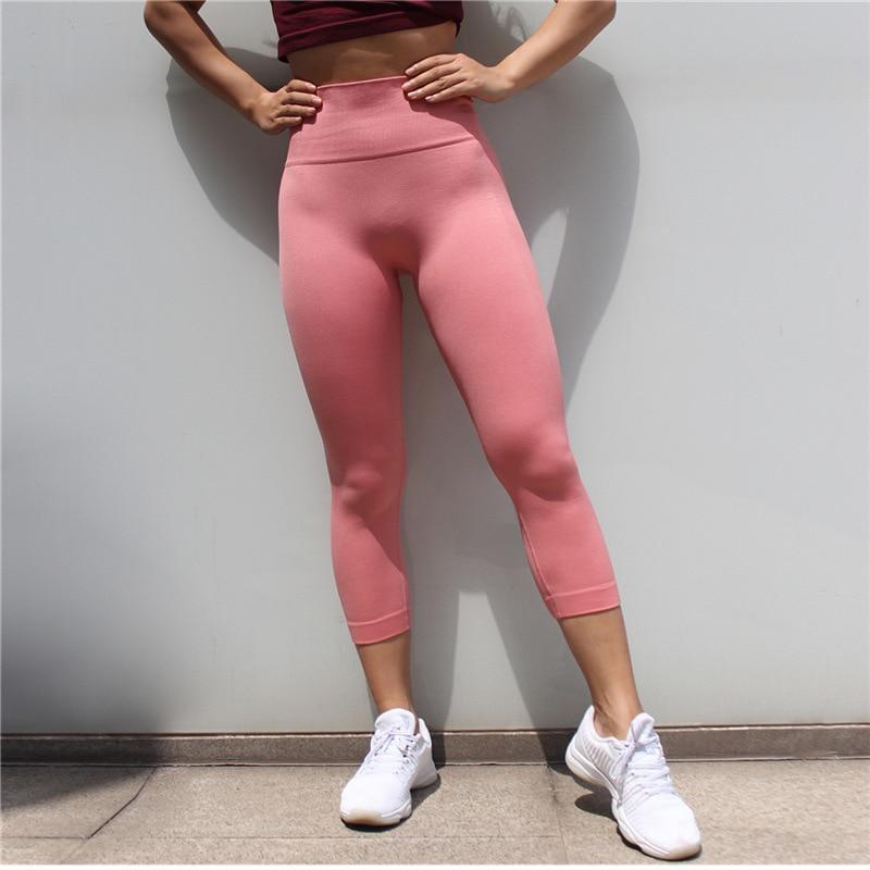 Astoria Seamless 3/4 Legging - Pink