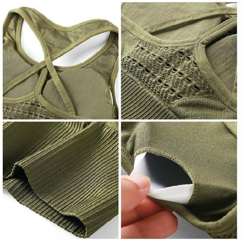 Astoria Seamless Sports Bra - Army Green