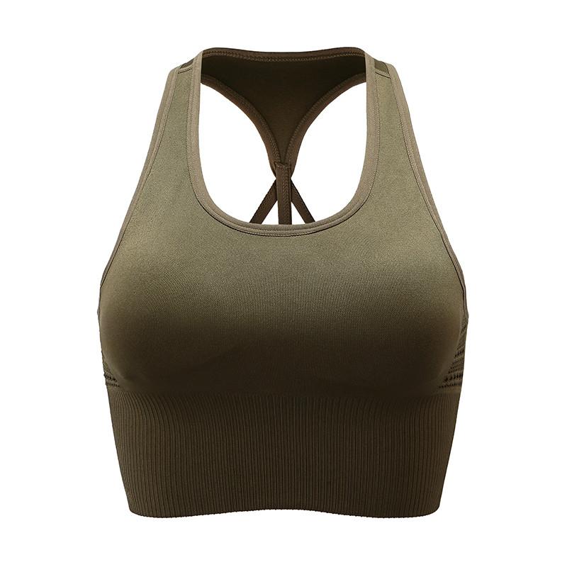 Astoria Seamless Sports Bra - Army Green