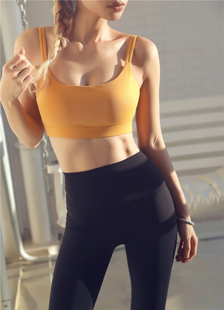 Astoria LUXE Max Support Sports Bra - Sunshine Yellow