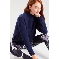 Boxy Rib-Neck Merino Bamboo Jumper