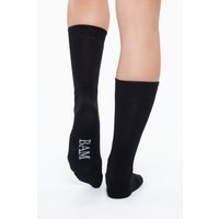 Bamboo Socks Actives Black 3 Pairs