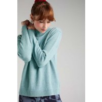 Boxy Rib-Neck Merino Bamboo Jumper