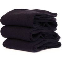 Bamboo Socks Heavyweight Classics Black 3 Pairs
