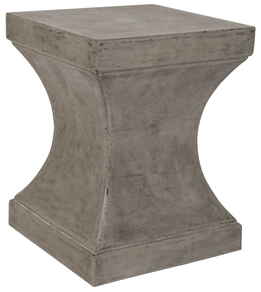 Curby Indoor / Outdoor Modern Concrete 17.7-inch H Accent Table