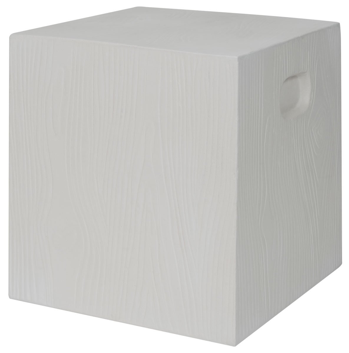 Cube Indoor / Outdoor Modern Concrete 16.5-inch H Accent Table