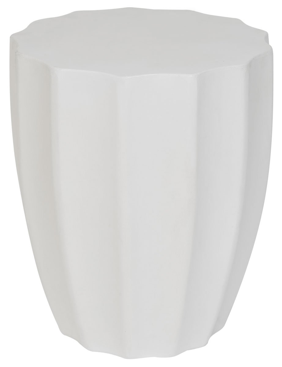 Jaslyn Indoor / Outdoor Modern Concrete Round 17.7-inch H Accent Table