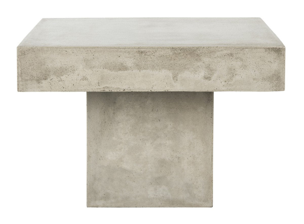 Tallen Indoor - Outdoor Modern Concrete 15.75 Inch H Coffee Table