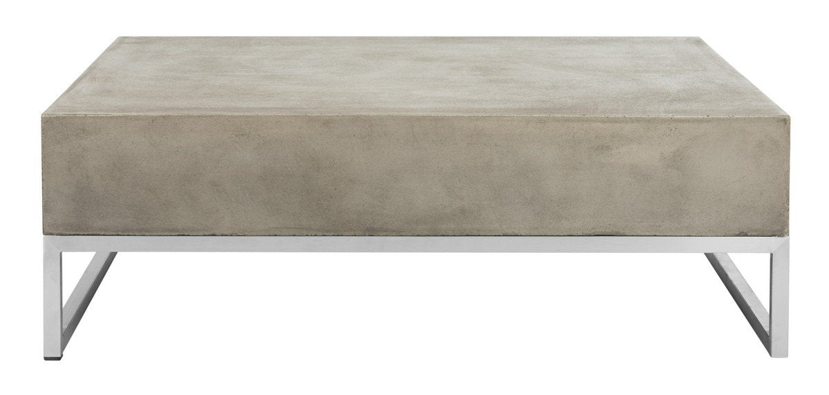 Eartha Indoor / Outdoor Mod Concrete 11.42 In. H Coffee Table