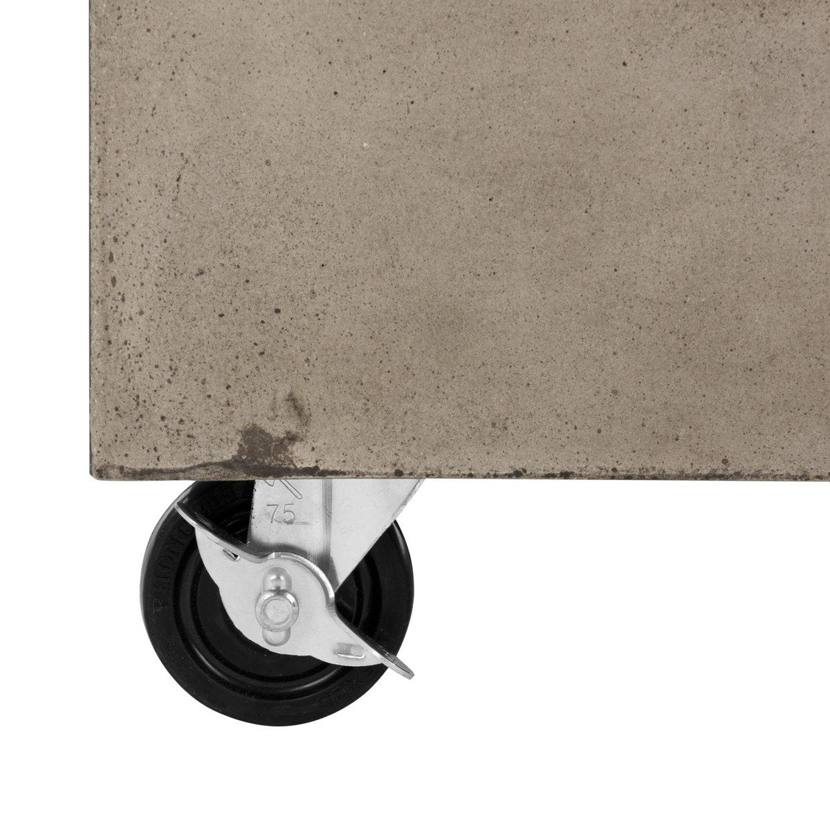 Gargon Indoor/outdoor Modern Concrete 9.84-inch H Coffee Table With Casters